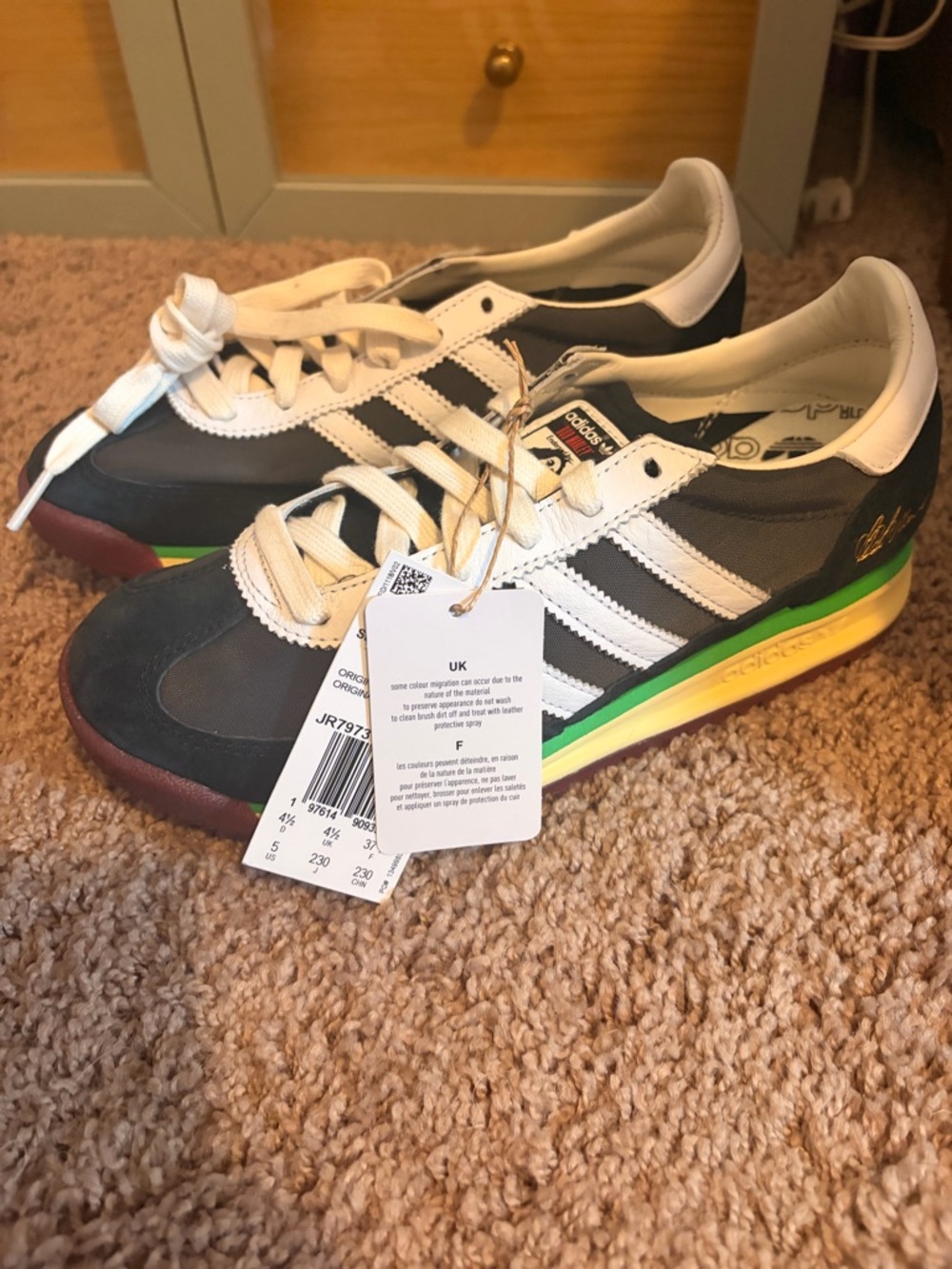 adidas SL 72 RS Bob Marley One Love Sneakers